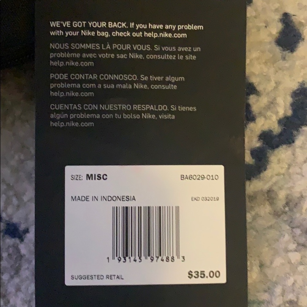Nike black backpack. - Picture 2 of 7